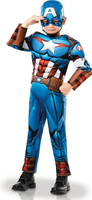 Produktbild von Avengers Assemble Captain America Kindergröße: 128