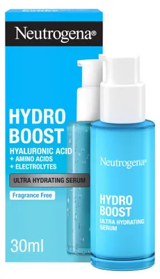 Image de Sérum Neutrogena Hydro Boost 30 ml, hydratant à l'acide hyaluronique, pénètre rapidement