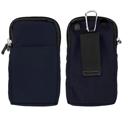 Produktbild von Avizar, Umhängetasche mit vielen Fächern – Karabiner / Gürteltasche, Nachtblau