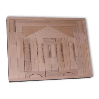 Produktbild von Ebert 207030 Baukasten Domizil 3 Holzbausteine