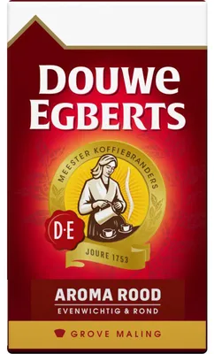 Zdjęcie produktu dla Douwe Egberts Aroma Rood Grof Gemalen Filterkoffie 250g – mocny smak