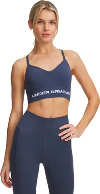 Produktbild von Under Armour Vanish Seamless Sportoberteil Mit Geringer Unterstützung Blau M Frau Blau M