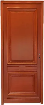 Image de Porte d'entree Bois Pleine, Safran (Canaries 4), H215 x L90 p.Gauche  + Poignée Et Barillet (ref : N158RPL -IN158RCI)