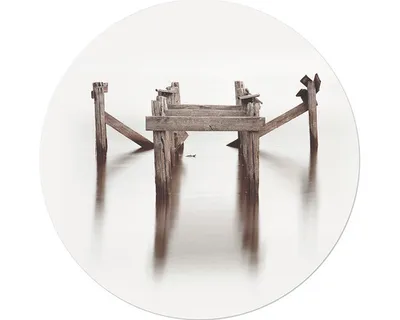 Produktbild von Glasbild Out of the Water I Ø 20 cm