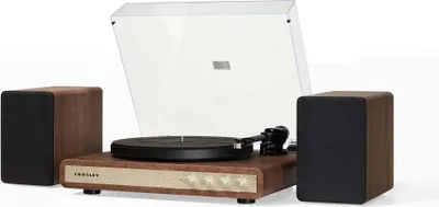 Zdjęcie produktu dla Odtwarzacz płyt Crosley C65 Bluetooth w kolorze orzechowym