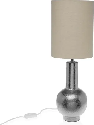 Image de Lampe de table versaversa céramique argentée 20 x 57 x 20 cm