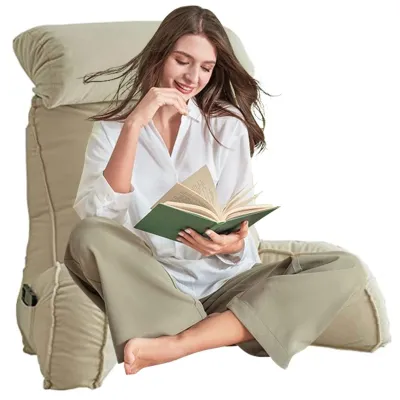 Productafbeelding van Omgoods - Leeskussen met Nek- en Armsteun, Ideaal voor Comfortabel Lezen