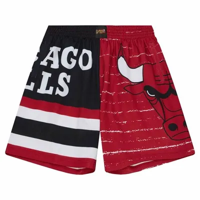 Produktbild von Herren-Shorts Mitchell & Ness, Modell Chicago Bulls Jumbotron 3.0, rot/schwarz - Größe XS
