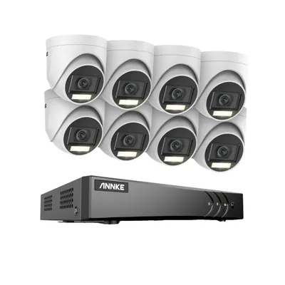 Obrázok produktu pre ANNKE Video monitorovací systém, 5MP vysoké rozlíšenie, pokročilá detekcia pohybu, s 8 kamerami, žiadny