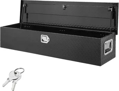 Produktbild von 1219 x 381 x 381 mm - Werkzeugkasten für Lkw-Ladefläche, Abschließbar - 177 L Truckbox Werkzeugbox - Aufbewahrungs-Werkzeugkasten - 50 kg Tragfähigkeit - Werkzeugkiste Organizer - für Wohnmobil, PKW usw.