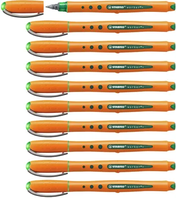 Immagine prodotto di Roller - STABILO worker+ - fine - confezione da 10 - verde