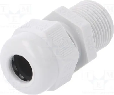 Zdjęcie produktu dla 1 sztuka złączki kablowej z wydłużonym gwintem, stopień ochrony IP68, seria V-TEC L, kolor LGR