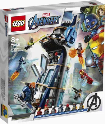 Zdjęcie produktu dla LEGO Marvel Super Heroes Marvel Avengers Tower Battle, Zestaw do budowania, 7 lat(a), Plastik, 125 szt., 1,16 kg
