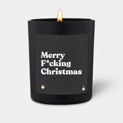 Produktbild von ChattyCandles Duftkerze Woody Merry F*cking Christmas