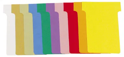 Zdjęcie produktu dla Karta Exacompta 60x85x48x15mm 1000szt - różne kolory - 57745E