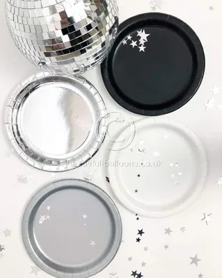 Obrázek produktu pro Sada 40 elegantních papírových talířů pro oslavy