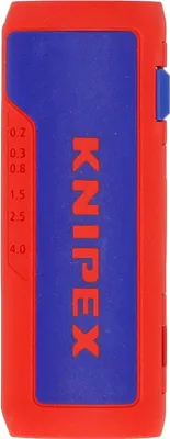 Produktbild von Knipex TwistCut, Rohrschneider, Blau, Rot, 1,3 cm, 100 mm, 47 g