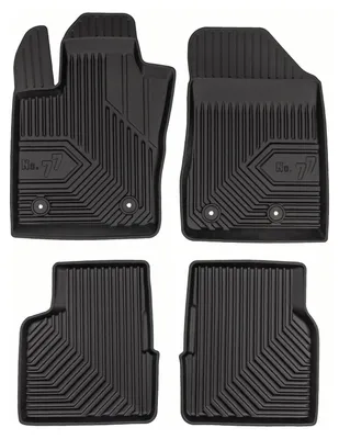 Imagen del producto de Alfombrillas de goma para Jeep Compass II 2016-2026 (SUV) – juego de 4 piezas, negras, a medida