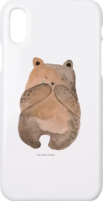 Produktbild von Mr. & Mrs. Panda Iphone 10 Handyhülle Bär Verlust - Weiß - Geschenk, X, Trauer Trauergeschenk Traurig Trösten Trost Liebeskummer, Handy, Cover, Teddy, Hülle