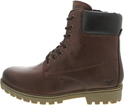 Produktbild von Mustang 002 Herren Schnür Boot Herrenschuhe Stiefel Schnürer Braun Freizeit