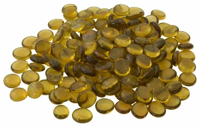 Immagine prodotto di Bocconcini di vetro, 17-19 mm, colore giallo