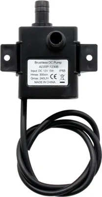 Produktbild von Wasserpumpe Dc12V Bürstenlos, 1 Stück, Ultraleise Und Wasserdicht, Ip68, 240 L/H Förderleistung, Für Springbrunnen Und Aquarien
