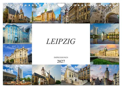Produktbild von Leipzig Impressionen (Wandkalender 2027 DIN A4 quer), CALVENDO Monatskalender