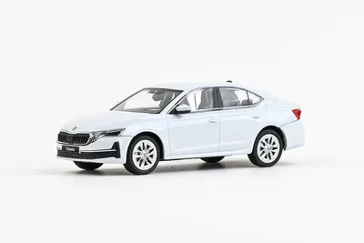 Zdjęcie produktu dla Škoda Octavia IV FL (2024) - Biały metalik Moon, ABREX, skala 1:43