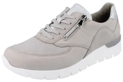 Produktbild von WALDLÄUFER Orthotritt K Ramona Damen Halbschuhe beige grau Nubukleder Textil - Größe: UK 5,5