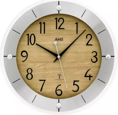 Produktbild von AMS - 5592 - Wanduhr - Quarz Funk - 31cm