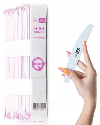 Produktbild von Nail4U BASIC Nagelfeile Boot 180/240 Zweiseitig