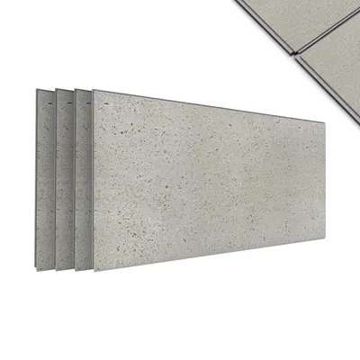 Produktbild von IZODEKOR SPC Wandpaneele 60x120 cm Set (4 Stück) – Wasserdichte Wandverkleidung für Bad & Küche – Infinite Elegance
