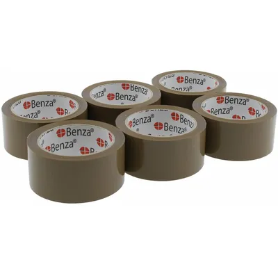 Productafbeelding van 72 Rollen - Extra Sterke Bruine Verpakkingstape - Breed Plakband 50 mm x 66 mtr