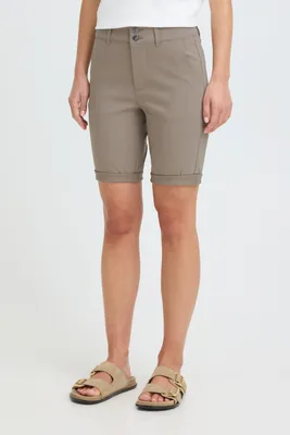 Produktbild von Oxmo OXKeily Damen Chino Shorts Kurze Hose Slim Fit