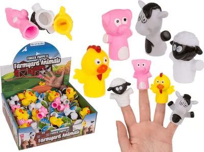Produktbild von OOTB Fingerpuppen Hoftiere 6-8 cm