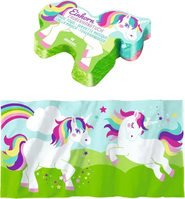 Produktbild von MOSES Einhorn Zauberhandtuch 30 x 60 cm