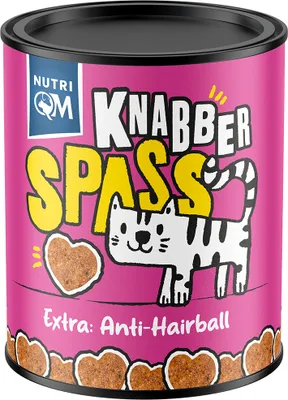 Produktbild von NutriQM Knabberspaß Anti Hairball 5 x 50g
