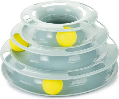 Immagine prodotto di Beeztees Torre giochi per gattini Bo - Giocattolo per gatti - Plastica - color menta -