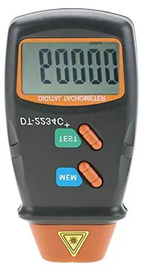 Productafbeelding van Digitale Toerenteller - RPM Meter - Motor Analyse - Contactloos Meten - 99999 RPM - Grijs
