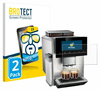 Produktbild von 2x Für Siemens EQ900 TQ907D03 Schutzfolie BROTECT Displayschutz Display Schutz Folie Klar Transparent