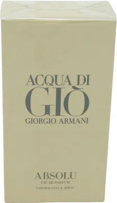 Produktbild von Giorgio Armani Acqua di Giò Absolu, Männer, 200 ml, Nicht nachfüllbare Flasche, Marine, Labdanum, Patschuli