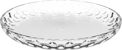 Image de LEONARDO 066339 Cucina Optic Assiette à dessert Ø 18 cm, verre, transparent