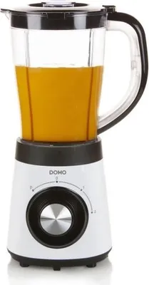 Image de Blender Mixeur DOMO DO9203BL, 500 W, Carafe 1,5 L, Gris, 4 Lames Amovibles