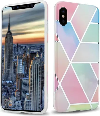 Produktbild von Cadorabo Schutzhülle für Apple iPhone X / XS Hülle in Rosa TPU Handyhülle Etui Case Cover