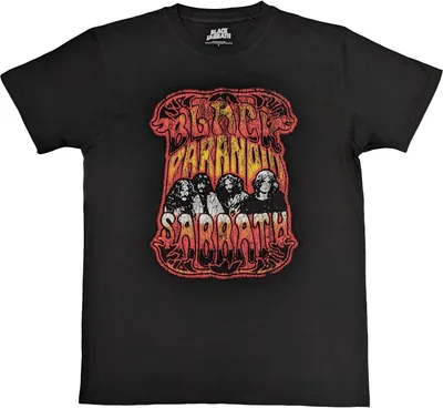 Immagine prodotto di Black Sabbath - Maglietta "Paranoid Pysch" per uomo/donna Unisex RO3724 (S) (Nero)