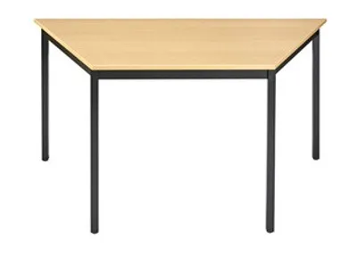 Produktbild von SODEMATUB Mehrzwecktisch buche, schwarz Trapezform, Vierkantrohr schwarz, 60,0/120,0 x 60,0 x 74,0 cm