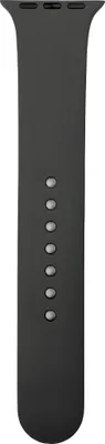 Produktbild von Original Apple Sport Armband M/L 38/40/41mm Dark Gray Space Black Titanium  Lochriemen