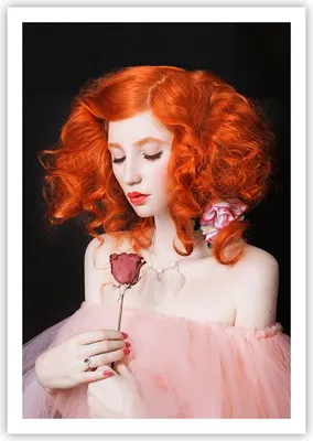 Produktbild von Poster - Poster ohne Rahmen - Erz Frau Rose - 70x100 cm - Wand Bild - Wanddeko - Wandbilder - Kunstposter - Wandposter - Bilder - Kunstdruck - Wanddekoration - Wandbild - P2XPA70x100-4369