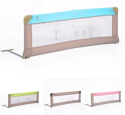 Produktbild von Cangaroo Bettschutzgitter, Bettgitter 130 x 43,5 cm für zuhause und unterwegs blau