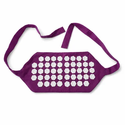 Produktbild von Akupressur-Massagegürtel, Akupressur-Massagematte, Massage-Stirnband, Akupunktur-Massageband,Yoga-Massage, violetter Massagegürtel für Rücken & Taille